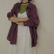 Load image into Gallery viewer, Jamm select | Oversized Washed Shirt
