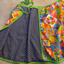 Load image into Gallery viewer, Vintage Patchwork Print Wrap Skirt
