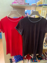 Load image into Gallery viewer, Jamm select | Stitching tee (Red/Brown)

