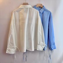 Load image into Gallery viewer, Jamm select | Double collar Shirt (White/Blue)
