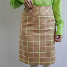 Load image into Gallery viewer, Courrèges Check Pattern Skirt
