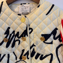 Load image into Gallery viewer, Moschino Pattern Quilted Jacket
