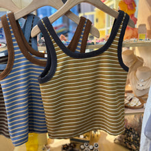 Load image into Gallery viewer, Jamm select | Striped fleece tank top
