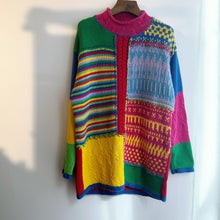 Load image into Gallery viewer, HK Vintage Colourful Sweater
