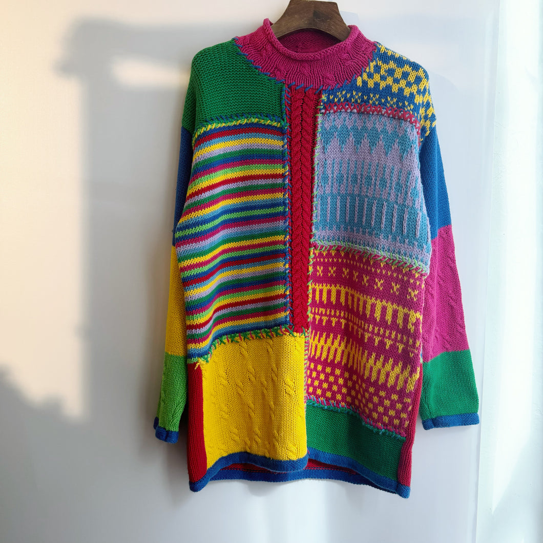 HK Vintage Colourful Sweater