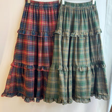 Load image into Gallery viewer, Jamm select | Check Pattern Skirt (Red/green/black)
