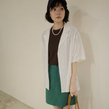 Load image into Gallery viewer, Jamm select | Button Waist Green Skirt
