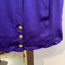 Load image into Gallery viewer, Vintage Purple Silky Top
