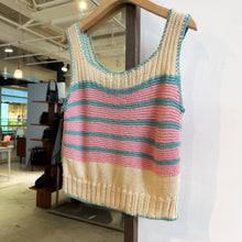 Load image into Gallery viewer, Vintage knit tank top
