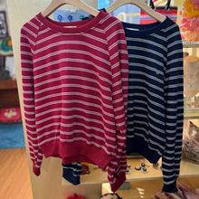 Load image into Gallery viewer, Jamm select | Striped Pullover (Navy/Red)
