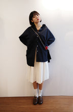 Load image into Gallery viewer, Jamm select | Oversized Shirt (Navy/White)
