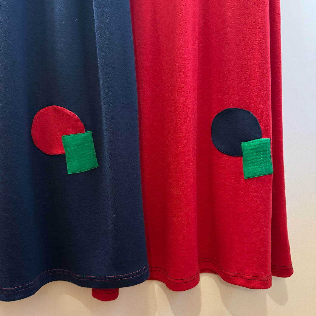 Jamm design | Patchwork Knit Slipdress