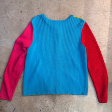 Load image into Gallery viewer, Vintage Colourblock Knit Cardigan
