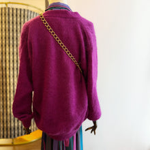 Load image into Gallery viewer, Vintage 花花鈕mohair cardigan
