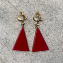 Load image into Gallery viewer, Vintage Triangle Earrings
