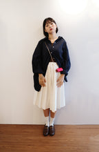 Load image into Gallery viewer, Jamm select | Tied waist Skirt (White/denim/grey)
