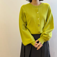 Load image into Gallery viewer, Jamm Select | Lime Colour Cardigan
