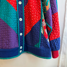 Load image into Gallery viewer, Jeanne Marc Patchwork Quilted Jacket
