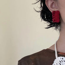 Load image into Gallery viewer, juju studio | Salome Red Earrings
