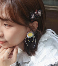 Load image into Gallery viewer, Sep beads | 花釦 earrings
