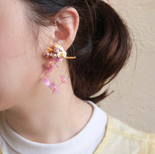 Load image into Gallery viewer, Sep.beads| 花圈earrings
