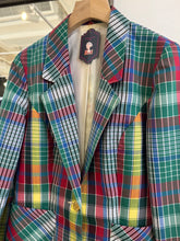 Load image into Gallery viewer, Vintage Check Pattern blazer
