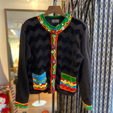 Load image into Gallery viewer, 80s Trims Details Cardigan
