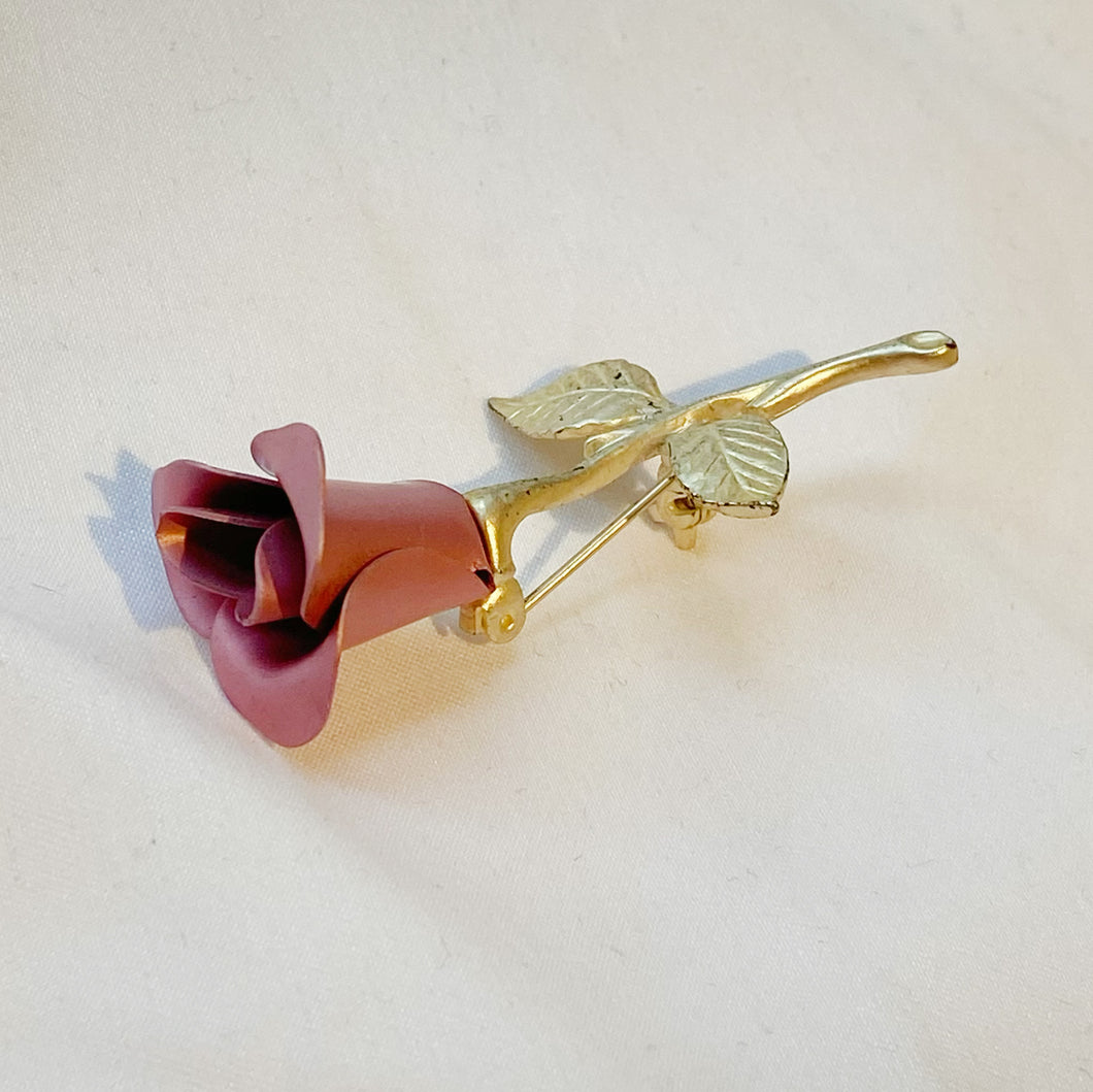 Vintage Rose Brooch