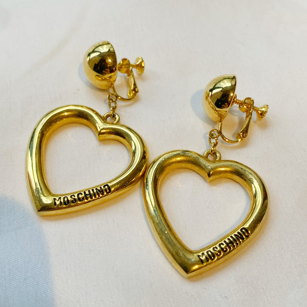 Moschino Heart Earrings