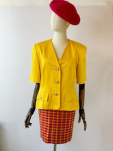 Load image into Gallery viewer, 70s England Yellow Blazer
