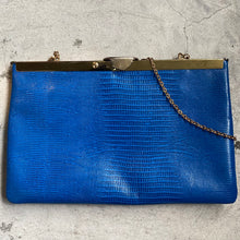 Load image into Gallery viewer, Vintage Blue Chain Bag
