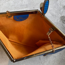 Load image into Gallery viewer, Vintage Blue Chain Bag
